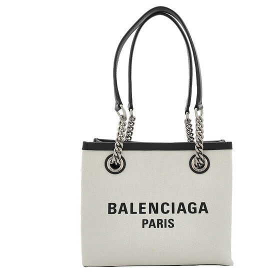 Balenciaga Naturel Duty Free Small Logo Tote Bag