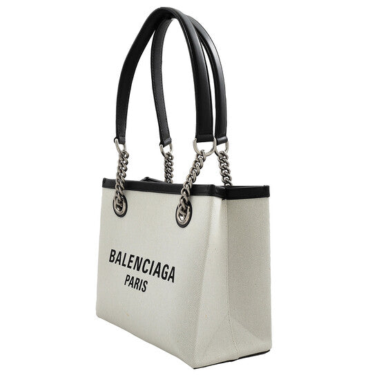 Balenciaga Naturel Duty Free Small Logo Tote Bag