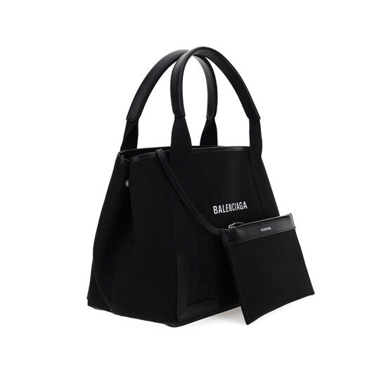 Balenciaga Small Cabas Logo Print Tote Bag