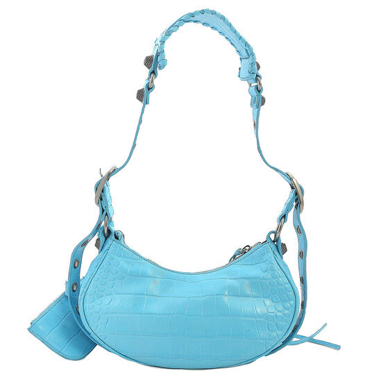 Balenciaga Turquoise XS Le Cagole Shoulder Bag