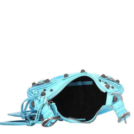 Balenciaga Turquoise XS Le Cagole Shoulder Bag