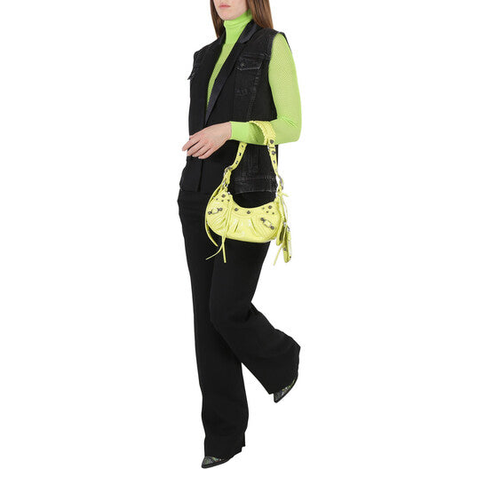 Balenciaga Yellow Le Cagole XS Shoulder Bag