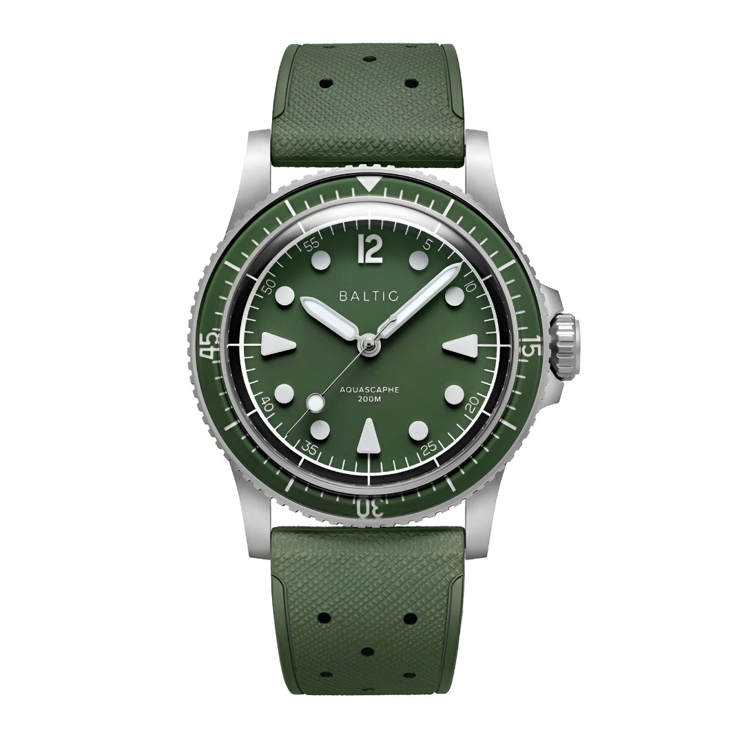 Baltic  Aquascaphe Mk2 Automatic Green Dial Men's Watch