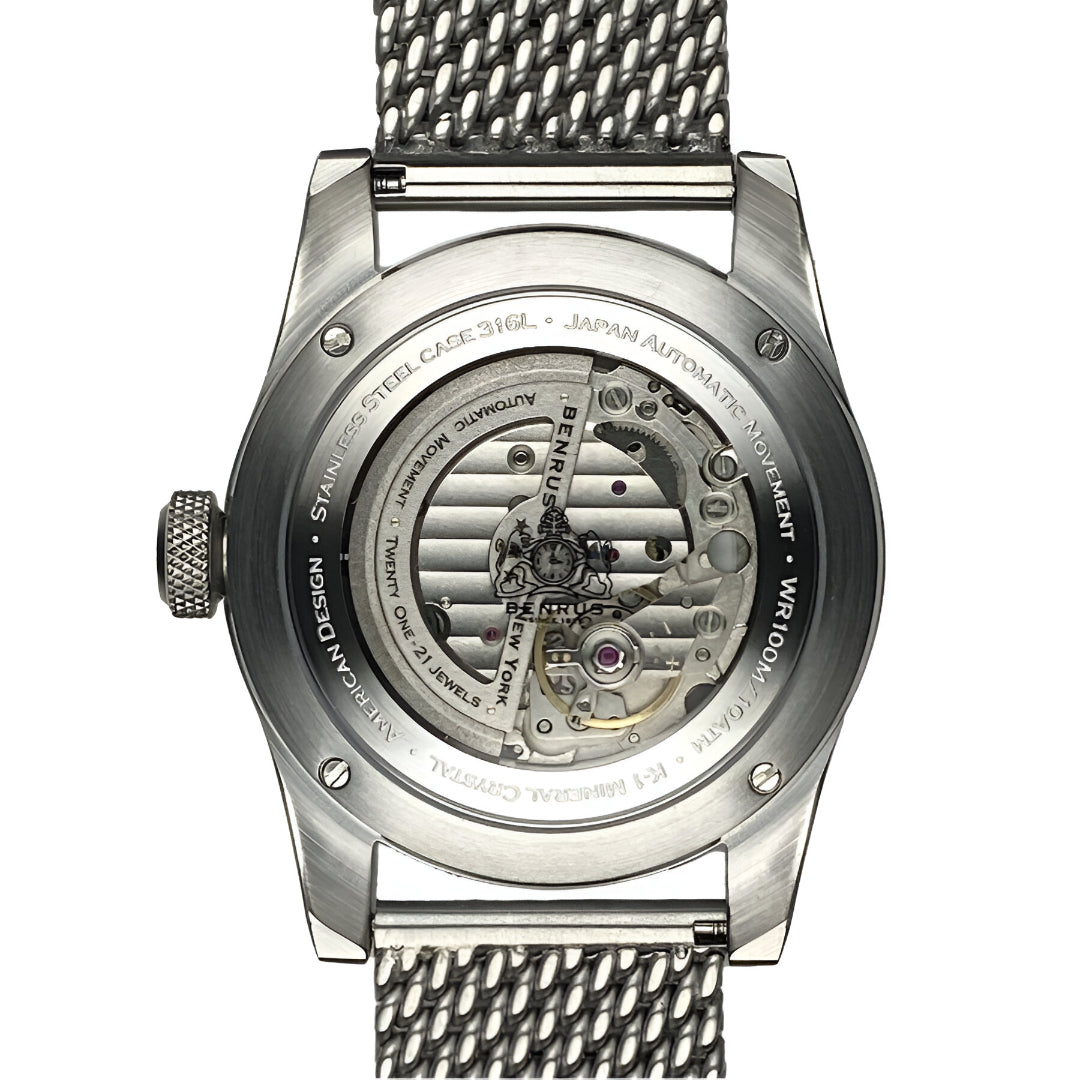 Benrus  Classic Automatic Blue Dial Men's Watch