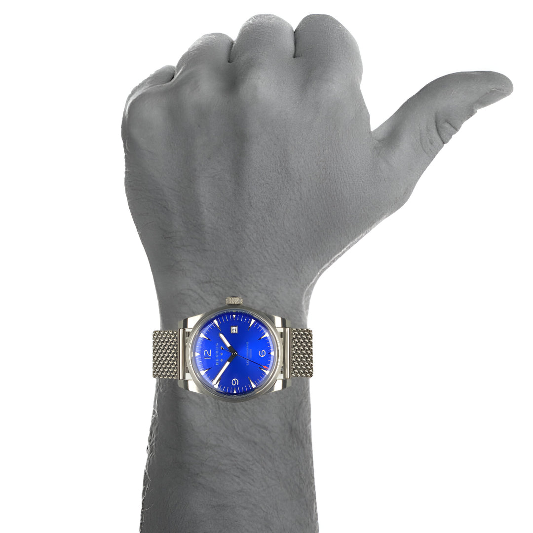 Benrus  Classic Automatic Blue Dial Men's Watch