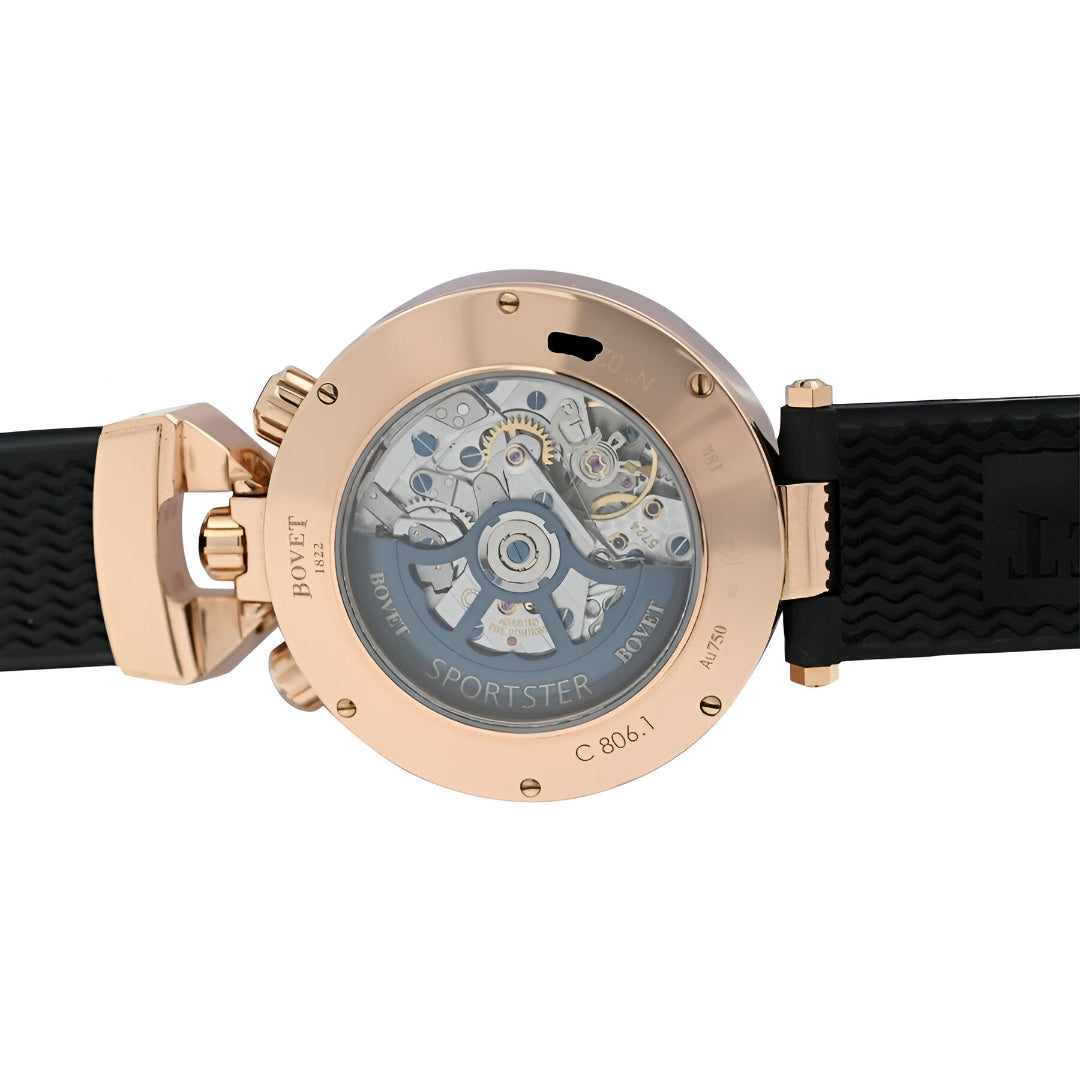 Bovet  Sportster Chronograph Automatic Blue Dial Men's Watch
