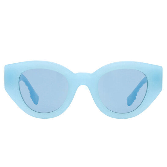 Burberry Blue Oval Ladies Sunglasses