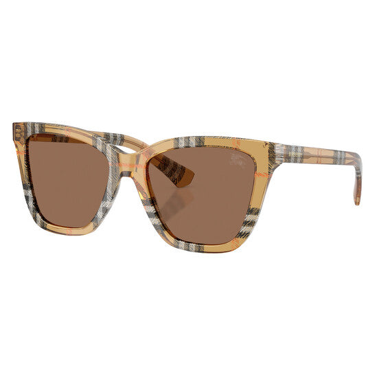 Burberry  Brown Butterfly Ladies Sunglasses
