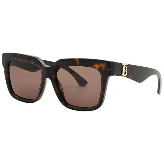 Burberry Brown Square Ladies Sunglasses
