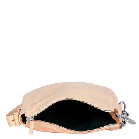 Burberry Crinkled Leather Small Knight Bag