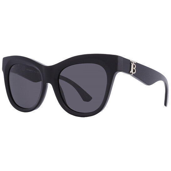 Burberry  Dark Grey Butterfly Ladies Sunglasses