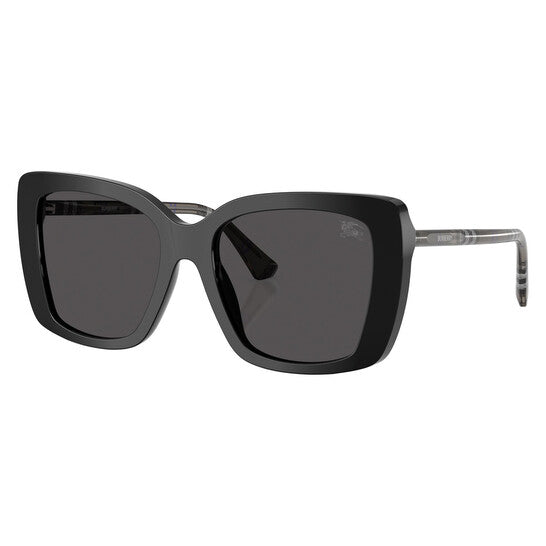 Burberry  Dark Grey Butterfly Ladies Sunglasses