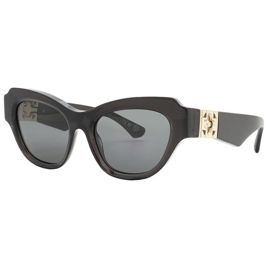 Burberry Dark Grey Cat Eye Ladies Sunglasses