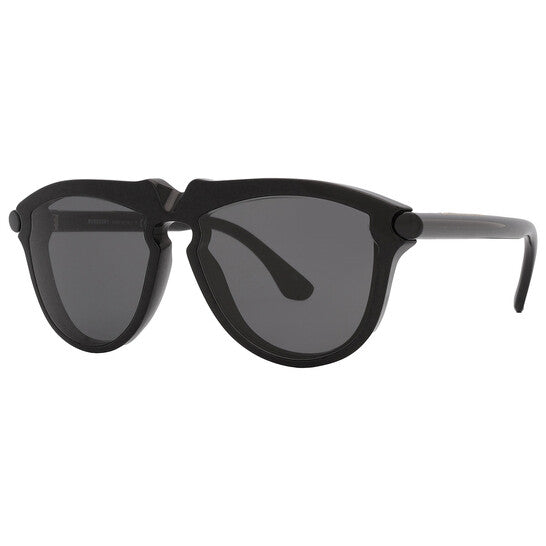 Burberry Dark Grey Pilot Men's Sunglasses