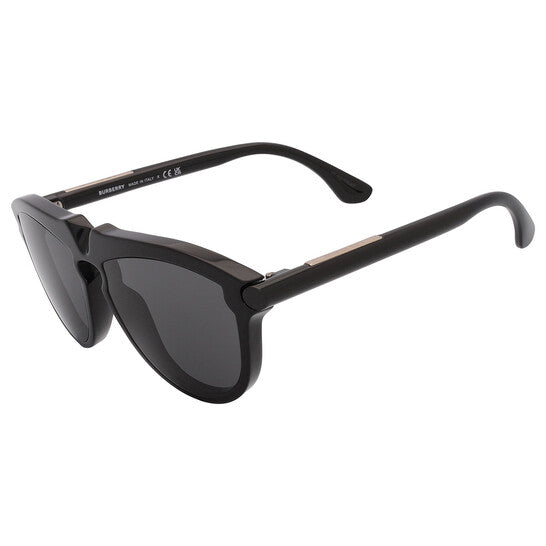 Burberry Dark Grey Pilot Men's Sunglasses