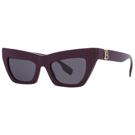 Burberry Dark Grigio Cat Eye Ladies Sunglasses