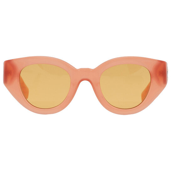 Burberry Meadow Orange Oval Ladies Sunglasses