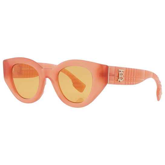 Burberry Meadow Orange Oval Ladies Sunglasses