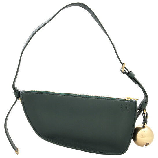 Burberry Mini Shield Leather Bell Charm Shoulder Bag