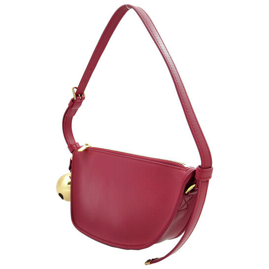 Burberry Mini Shield Sling Bell Charm Leather Shoulder Bag