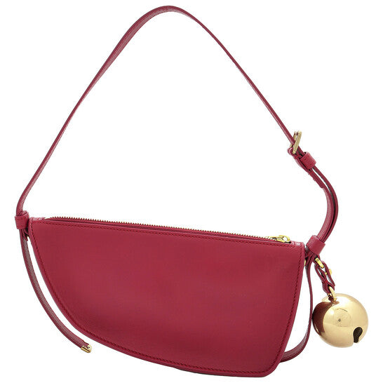 Burberry Mini Shield Sling Bell Charm Leather Shoulder Bag