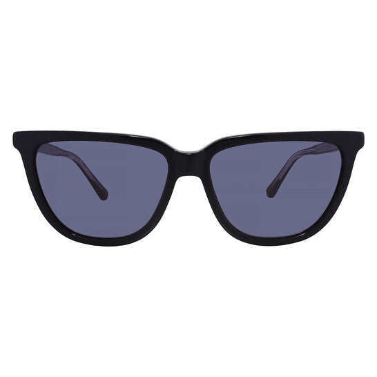 Calvin Klein Blue Grey Cat Eye Ladies Sunglasses