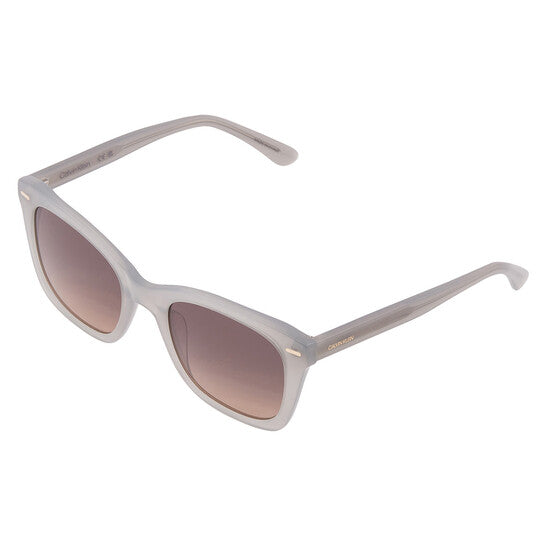 Calvin Klein  Brown Gradient Butterfly Ladies Sunglasses