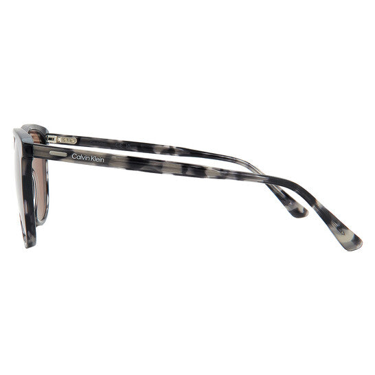Calvin Klein Brown Oval Unisex Eyeglasses
