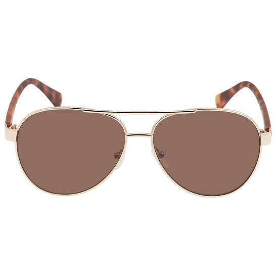 Calvin Klein Brown Pilot Men's Sunglasses