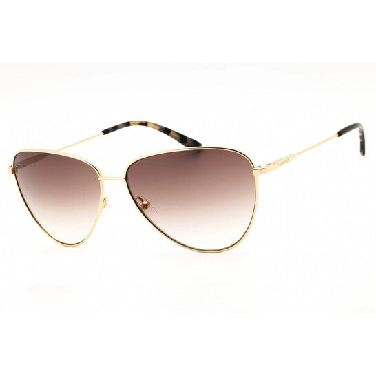 Calvin Klein Brown Pink Gradient Cat Eye Ladies Sunglasses