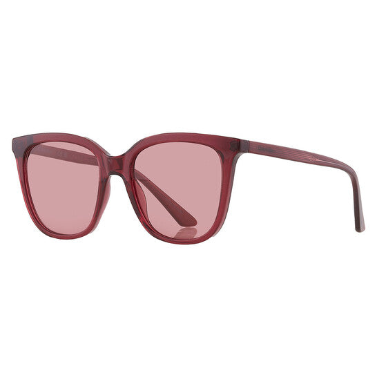 Calvin Klein  Burgundy Butterfly Ladies Sunglasses