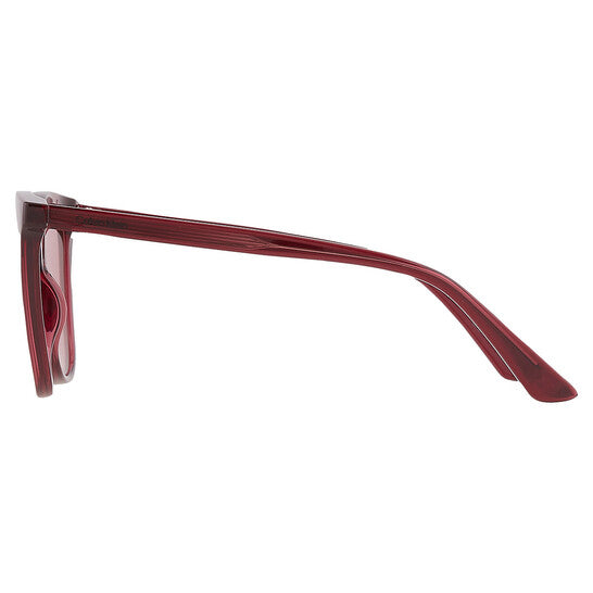 Calvin Klein  Burgundy Butterfly Ladies Sunglasses