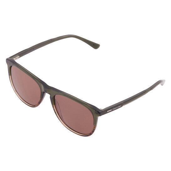 Calvin Klein Green Oval Men's Sunglasses