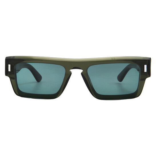 Calvin Klein Green Rectangular Men's Sunglasses