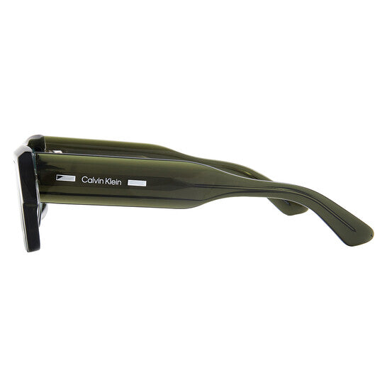 Calvin Klein Green Rectangular Men's Sunglasses