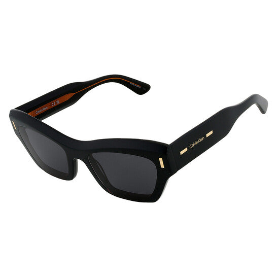 Calvin Klein  Grey Butterfly Ladies Sunglasses