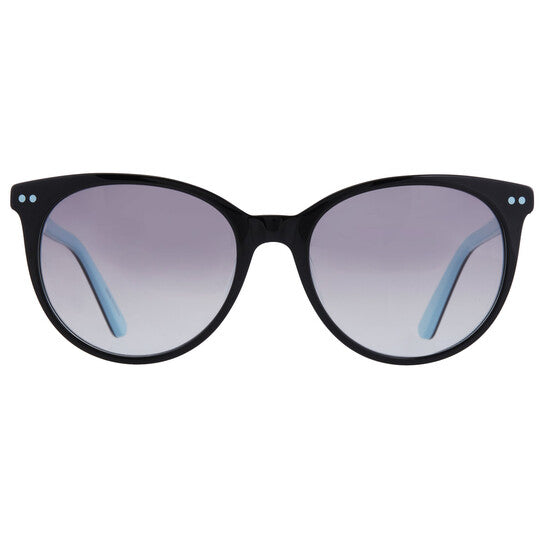 Calvin Klein Grey Gradient Oval Ladies Sunglasses