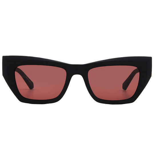 Calvin Klein Red Cat Eye Unisex Sunglasses