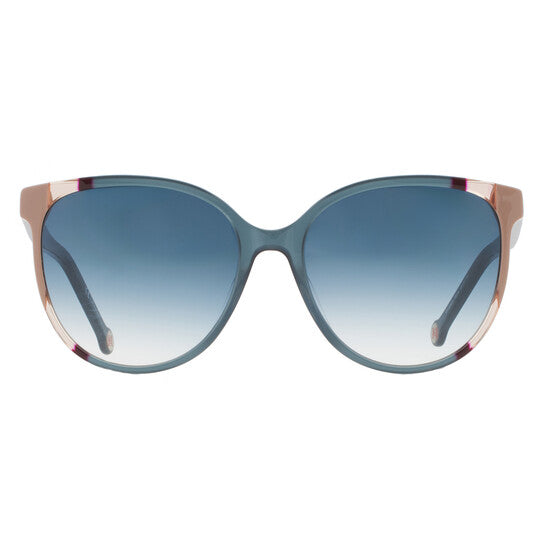 Carolina Herrera Blue Shaded Cat Eye Ladies Sunglasses