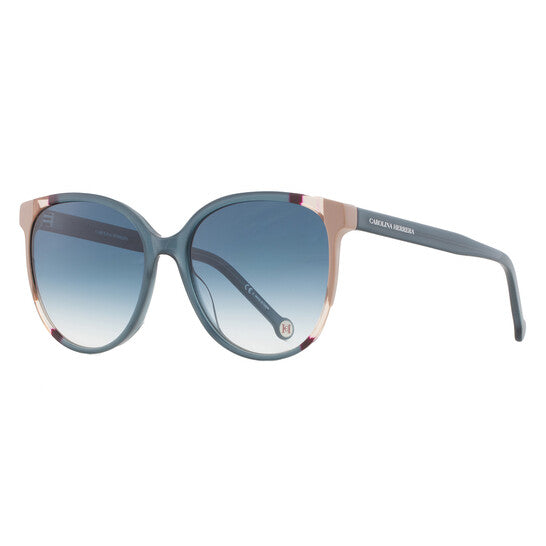 Carolina Herrera Blue Shaded Cat Eye Ladies Sunglasses