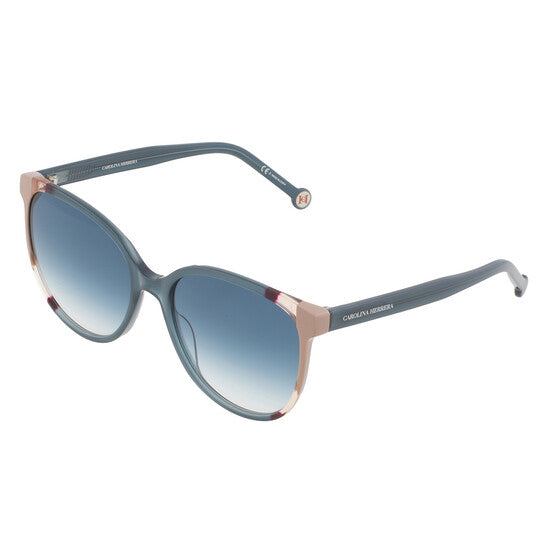Carolina Herrera Blue Shaded Cat Eye Ladies Sunglasses