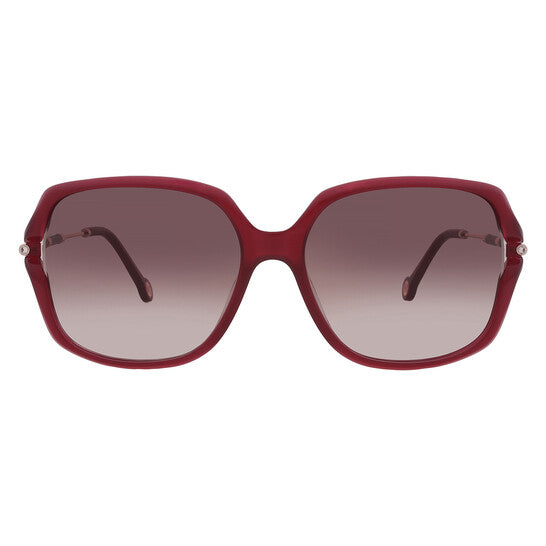 Carolina Herrera Brown Gradient Butterfly Ladies Sunglasses