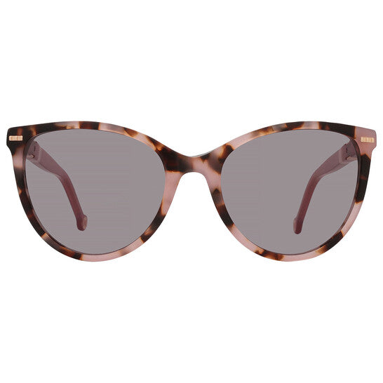 Carolina Herrera Brown Oval Ladies Sunglasses