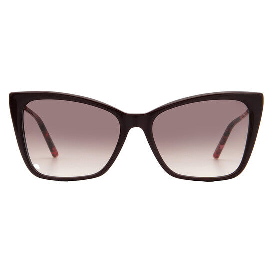 Carolina Herrera Brown Shaded Cat Eye Ladies Sunglasses