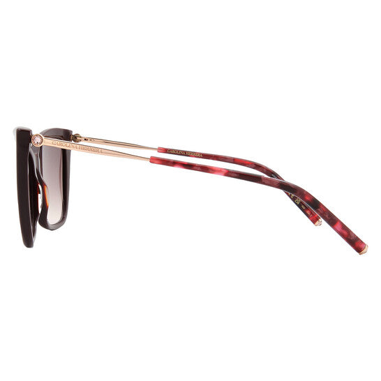 Carolina Herrera Brown Shaded Cat Eye Ladies Sunglasses