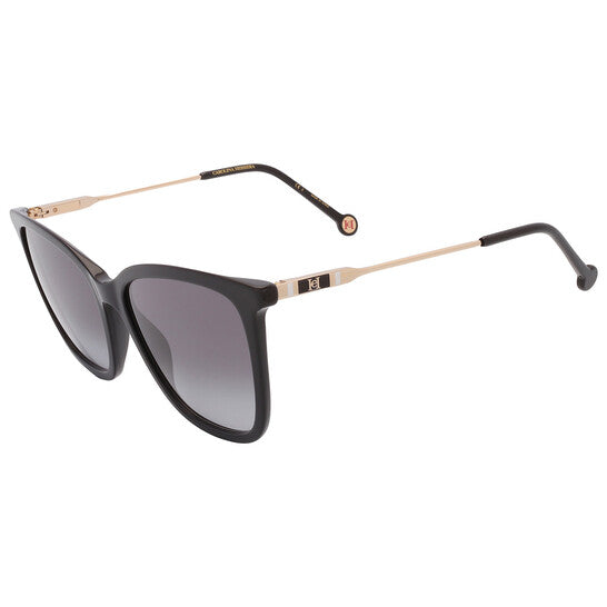 Carolina Herrera Grey Gradient Cat Eye Ladies Sunglasses