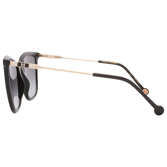 Carolina Herrera Grey Gradient Cat Eye Ladies Sunglasses