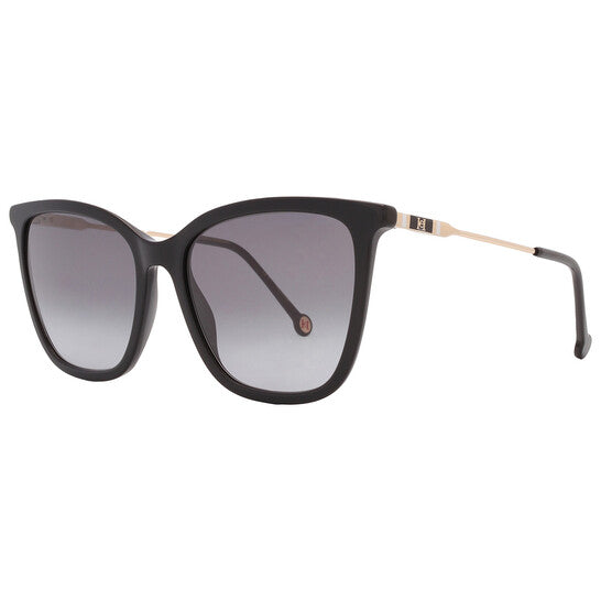 Carolina Herrera Grey Gradient Cat Eye Ladies Sunglasses