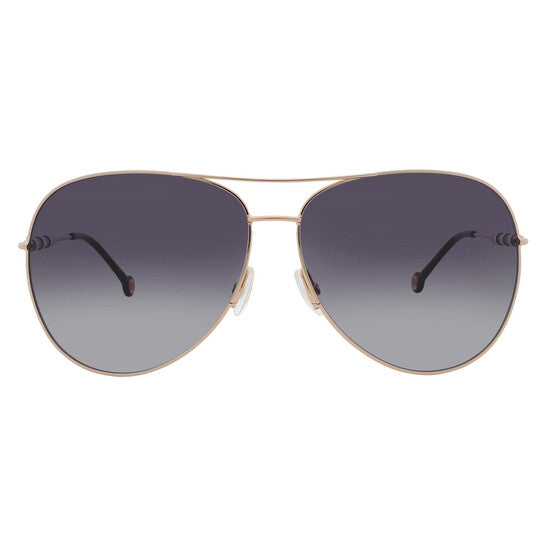 Carolina Herrera Grey Shaded Pilot Ladies Sunglasses
