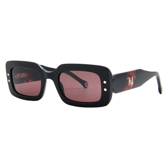 Carolina Herrera Pink Rectangular Ladies Sunglasses